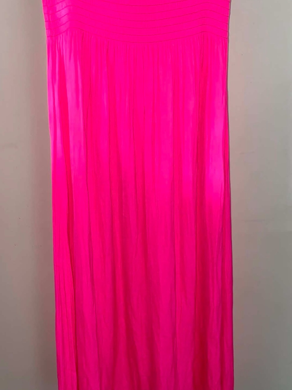 Lilly Pulitzer Neon Pink Pleated Maxi Skirt